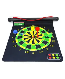 Sanjary Dual Sided Dart Board with Magnetic 4 Darts (Color May Vary)