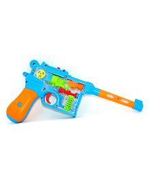 Sanjary Gear Shell Transparent Musical Gun Toy for Kids (Color May Vary)