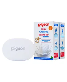 Pigeon Creamy Bathing Bar for Sensitive Skin Pack of 2 - 75 g Total