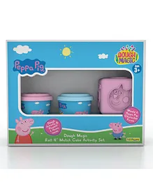 Dough Magic Peppa Pig Roll N' Match Cube Activity Set  - Multicolor