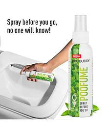 PeeBuddy PooFume Toilet Seat Sanitizer Spray Before You Sit - 120 ml