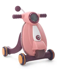 RISING STEP Functional Baby Walker with Light and Music - Pink