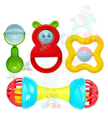 OPINA Baby Rattle Set Pack of 4 - Multicolor