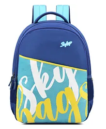 Skybags Qube 01 School Backpack Blue - Height 17 Inches
