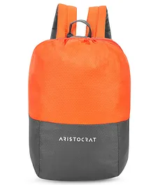 Aristocrat Backpack with Draw Cord Orange - Height 15 Inches