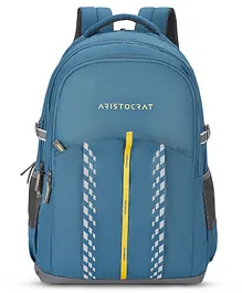 Aristocrat Hi Space Backpack with Rain Cover Teal Blue - Height 19 Inches