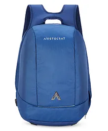 Aristocrat Protector Laptop Backpack with Raincover Blue - Height 17.3 Inches
