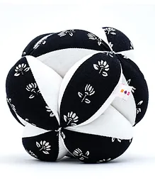 B4BRAIN Clutch Ball For Babies- Black & White