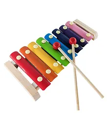 B4BRAIN Wooden Xylophone For babies- Multicolor