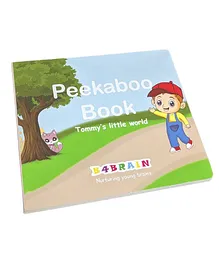 B4BRAIN Peekaboo Book For Brain Development Designed by Experts - English