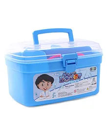 Vijaya Impex Doctor's Set for Kids in Carry Case Set of 20 Pieces - Blue