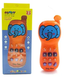 KiddyBuddy Musical Baby Phone Toy (Color And Print May Vary)