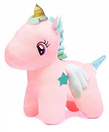 FunBlast Cute Unicorn Horse Soft Toys Pink - height 36 cm