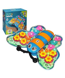 FunBlast Transparent Gear Butterfly Toy with Sound & Flashing Light - Multicolor