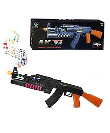 FunBlast Assault Rifle Toy Gun with Flash Light and Sound - Multicolor