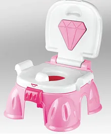 YAMAMA Musical Huanger Baby Potty Portable Kids Training Toilet With Music - Pink