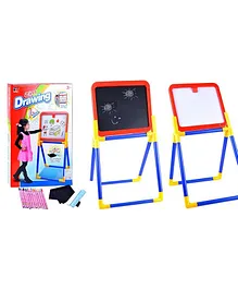 YAMAMA 2 in 1 Drawing Board Educational Double sided Chalkboard for Writing Drawing And Painting for Kids ( Color May Vary)