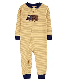 Carter's Toddler 1-Piece Recycle 100% Snug Fit Cotton Footless Pajamas - Yellow