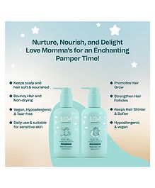 Love Momma's Magic Bundle for Baby Hair Care Pack Of 2 250 ml Each