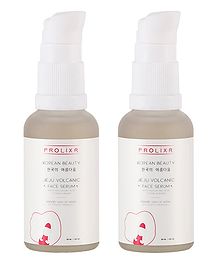 Prolixr Jeju Volcanic Lightweight Face Serum For Pore Tightening & Brightening Pack of 2 - 60 ml