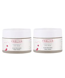 Prolixr Jeju Volcanic Pore Cleansing Mask For Glowing Skin Pack of 2 - 100 ml