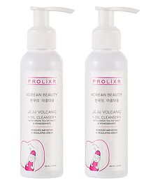 Prolixr Jeju Volcanic Cleansing Oil Evens Out the Skin Tone Pack of 2 - 200 ml