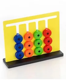 Zivilion Montessori Slide Puzzles Brain Game for Kids  - Multicolour