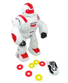 Sanjary Iron Soldier Robot for Kids with Remote Control. Smart Interactive Walking Music Dancing Shoot Disc with Robotic Skills (Colour May Vary)