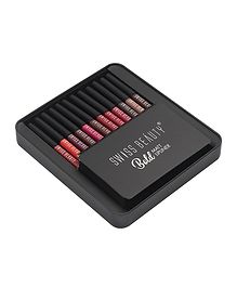 Swiss Beauty Bold Matte Lipliner Pencil Set, Pack Of 12