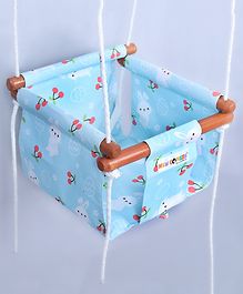 NEW COMERS Jhula for Kids Baby Swing Hanging Indoor Outdoor Garden - Blue