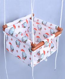 NEW COMERS Jhula for Kids Baby Swing Hanging Indoor Outdoor Garden - Beige