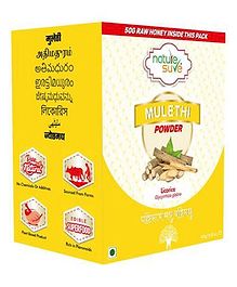 Nature Sure Mulethi Powder 100g with Raw Honey 50g - 1 Pack