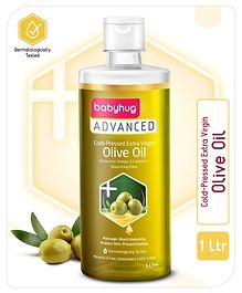 Babyhug Advanced Cold Pressed Extra Virgin Olive Oil - 1000 ml