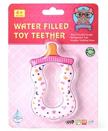 Toes2Nose Milk Bottle Shape Water Filled Teether - Multicolor