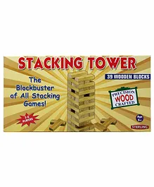 Wooden Stacking Tower - 32 Blocks