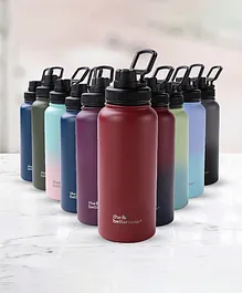 The Better Home Insulated Water Bottle Double Wall Hot and Cold Water Maroon - 1000 ml