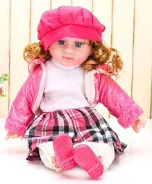 Rising Step Musical Fashion Doll With Poems & Music Pink - Height 31 cm