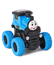 Rising Step Big Size Pullback Toy Car with Suspension - Blue