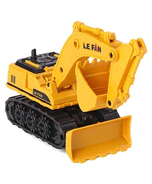 Rising Step Friction Power Construction Toy Truck - Yellow