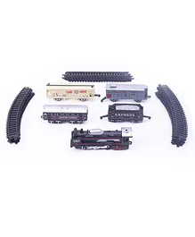 Rising Step Battery Operated Train Set of 19 - Multicolour
