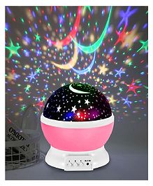 AKN TOYS Star Master Rotating 360 Degree Moon Night Light Lamp Projector - Colour n Design May Vary