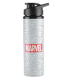 Marvel Creator Stile and Steel Water Bottle White - 700 ml