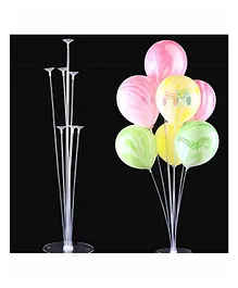 Bubble Trouble Balloon Tube Stand Silver - Pack of 7