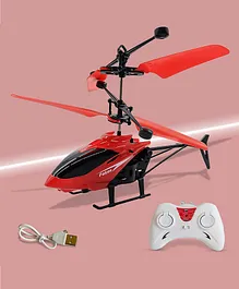 Zyamalox 2 in 1 Flying Helicopter with Remote (Assorted Colour)