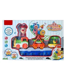 Zyamalox Cartoon Circus Toy Train Toy for Your Child - multicolor