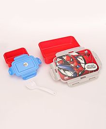 Marvel Spiderman Lunch Box - Grey & Red