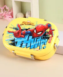 Boxot Impex Lunch Box with Container Spiderman Themed - Yellow