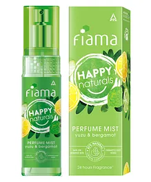 Fiama Happy Naturals Perfume Mists Yuzu & Bergamot - 120 ml