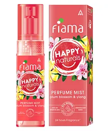 Fiama Happy Naturals Perfume Mists Plum Blossom & Ylang - 120 ml