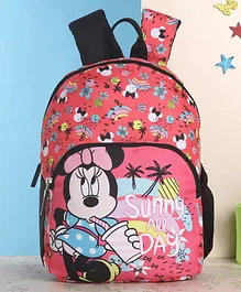Disney Minnie Mouse Sublimation Print School Backpack Pink - 12 Inches